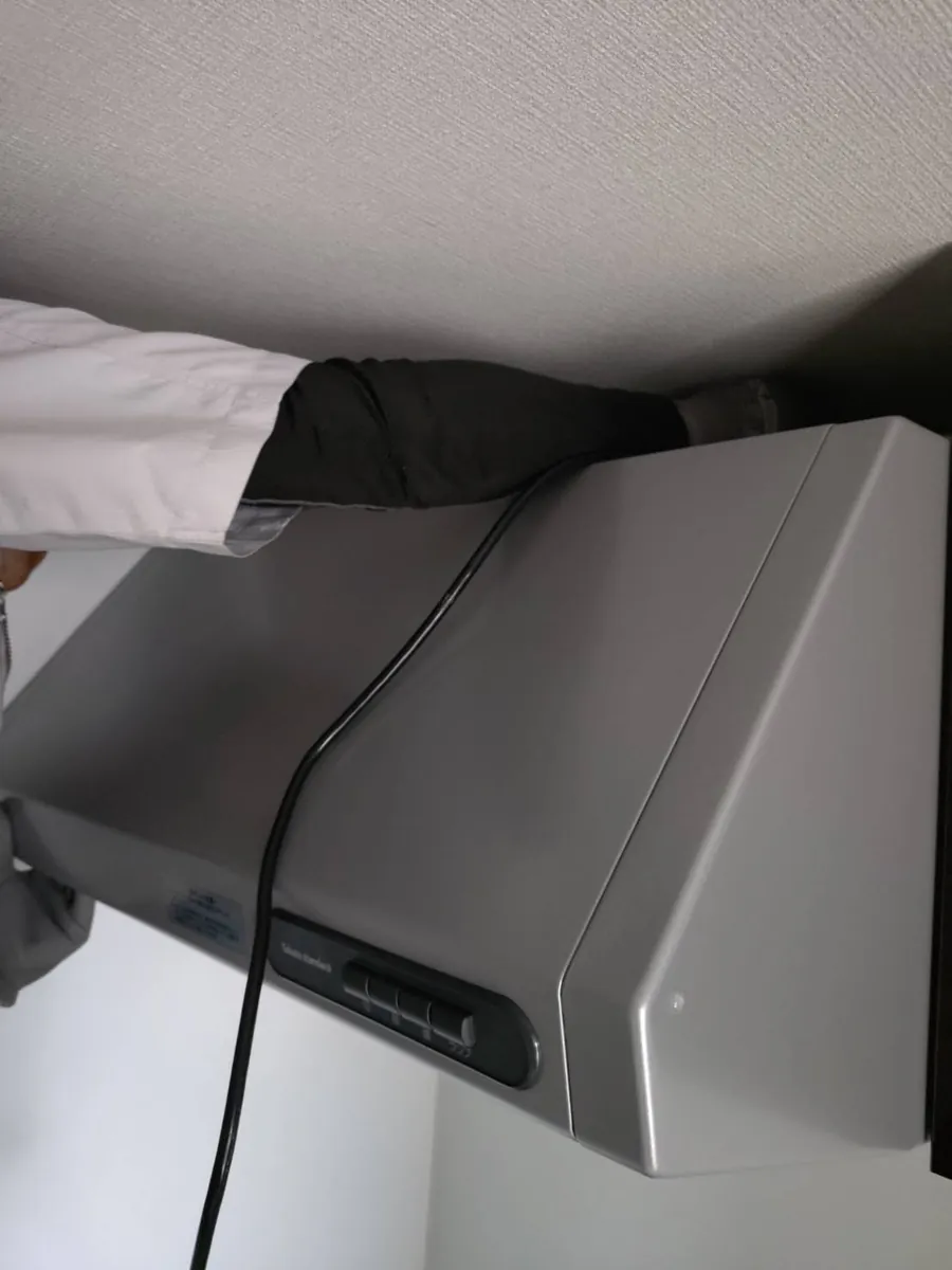 レンジフードの取付と電源配線